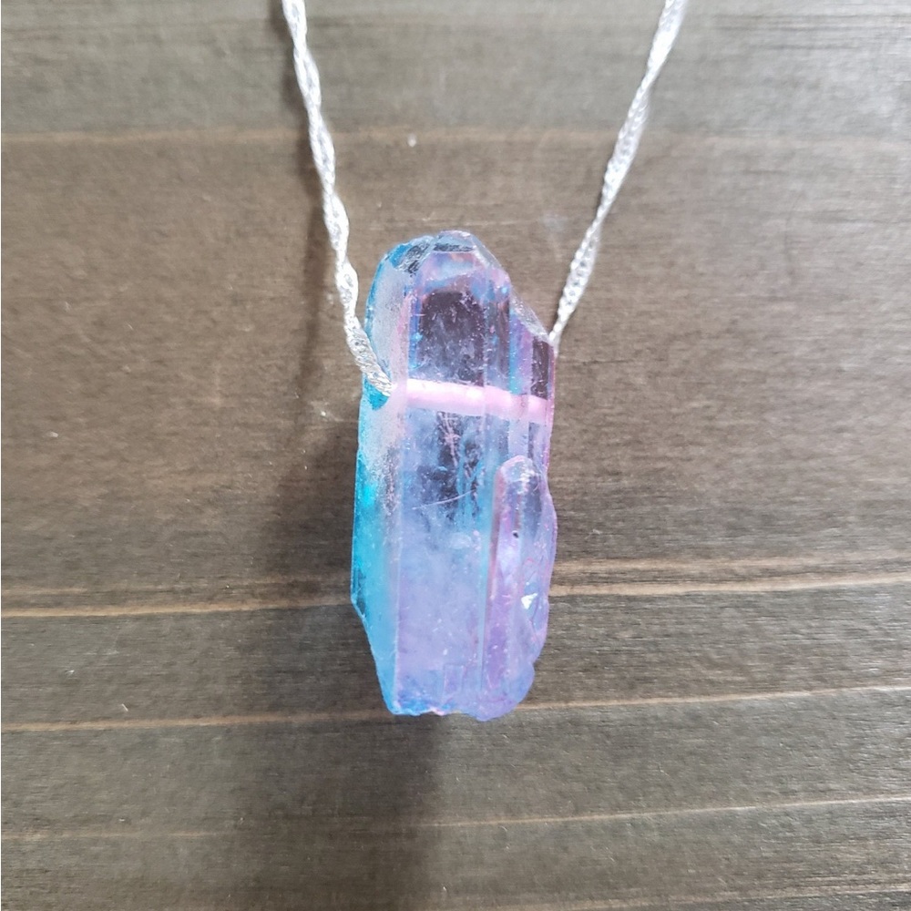 Fairy dust quartz necklace - Picture 2 of 8